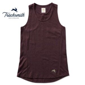 Tracksmith Horizon Tank Top in Wine